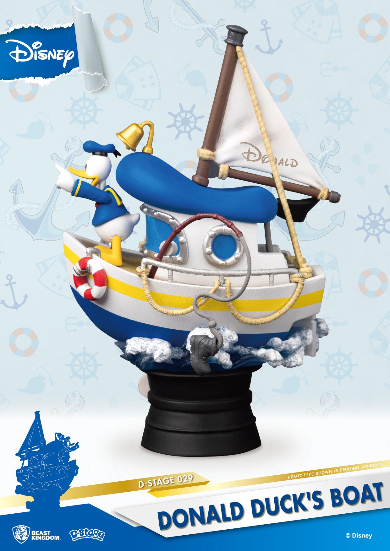 Disney Beast Kingdom D Stage - Donald Duck's Boat