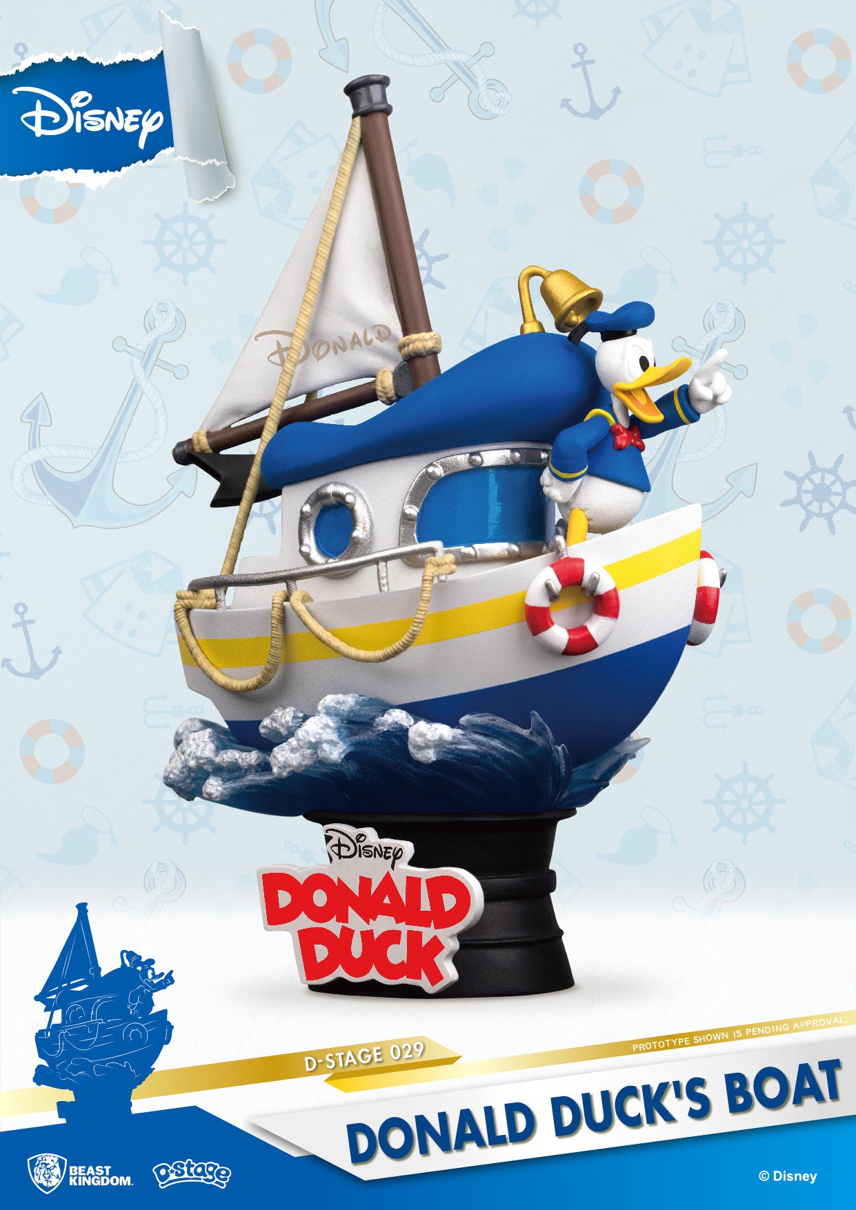 Disney Beast Kingdom D Stage - Donald Duck's Boat
