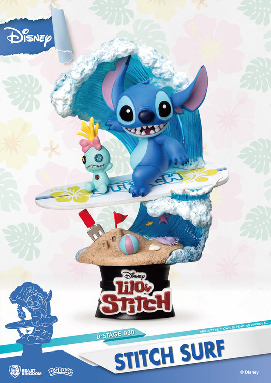 Disney Beast Kingdom D Stage - Lilo & Stitch Stitch Surf