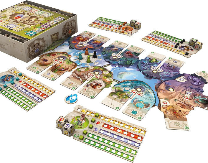 Dice Forge board game fantasy mythology dice crafting