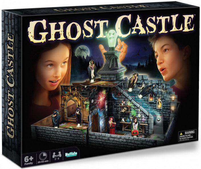 Ghost Castle board game haunted house traps and glow ghost