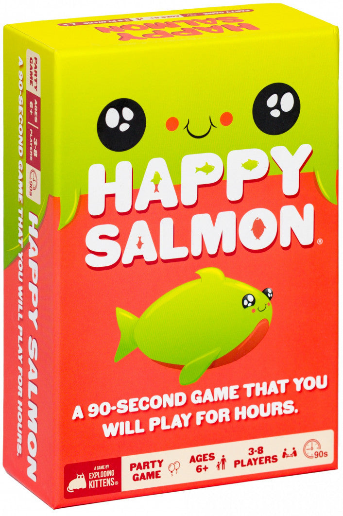 Happy Salmon family card game fast paced quick play