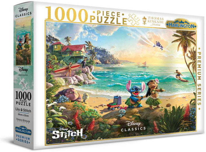 Lilo and Stitch 1000 piece puzzle Thomas Kinkade Disney