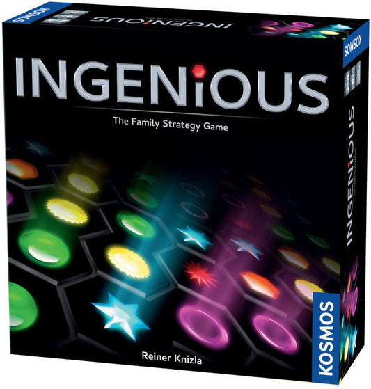 Ingenious abstract hexagon board game for families