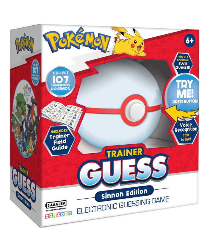 Pokemon Trainer Guess Sinnoh Edition collectible toy