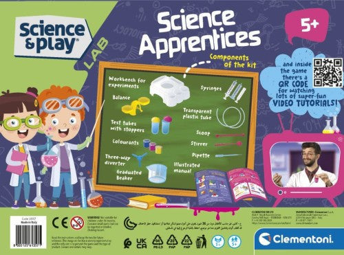 STEM science kit with lab tools for kids aged 5 and up