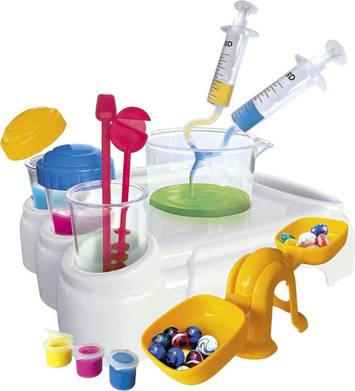 STEM science kit with lab tools for kids aged 5 and up