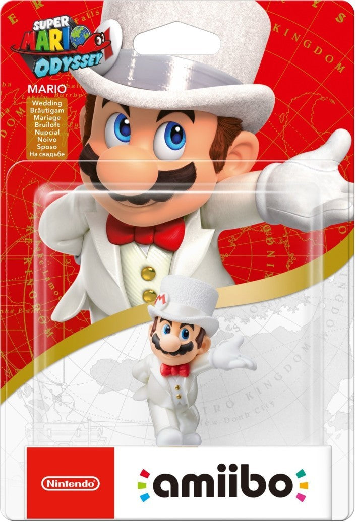 Mario figure from Super Mario Odyssey amiibo collection