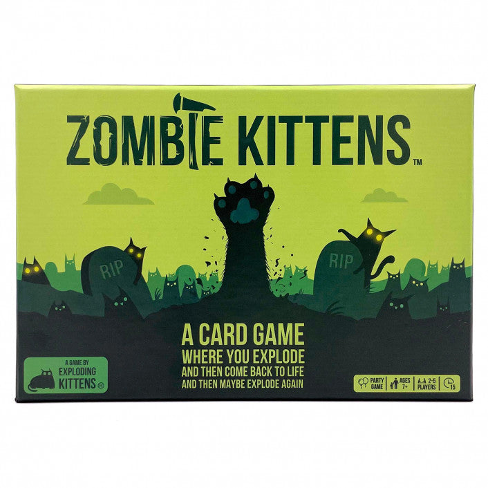 Zombie Kittens Exploding Kittens expansion card game