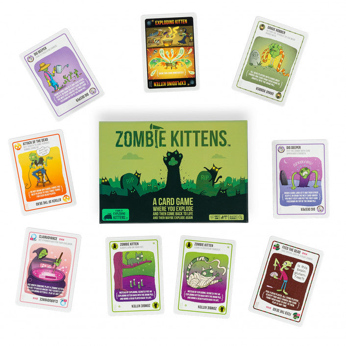 Zombie Kittens Exploding Kittens expansion card game