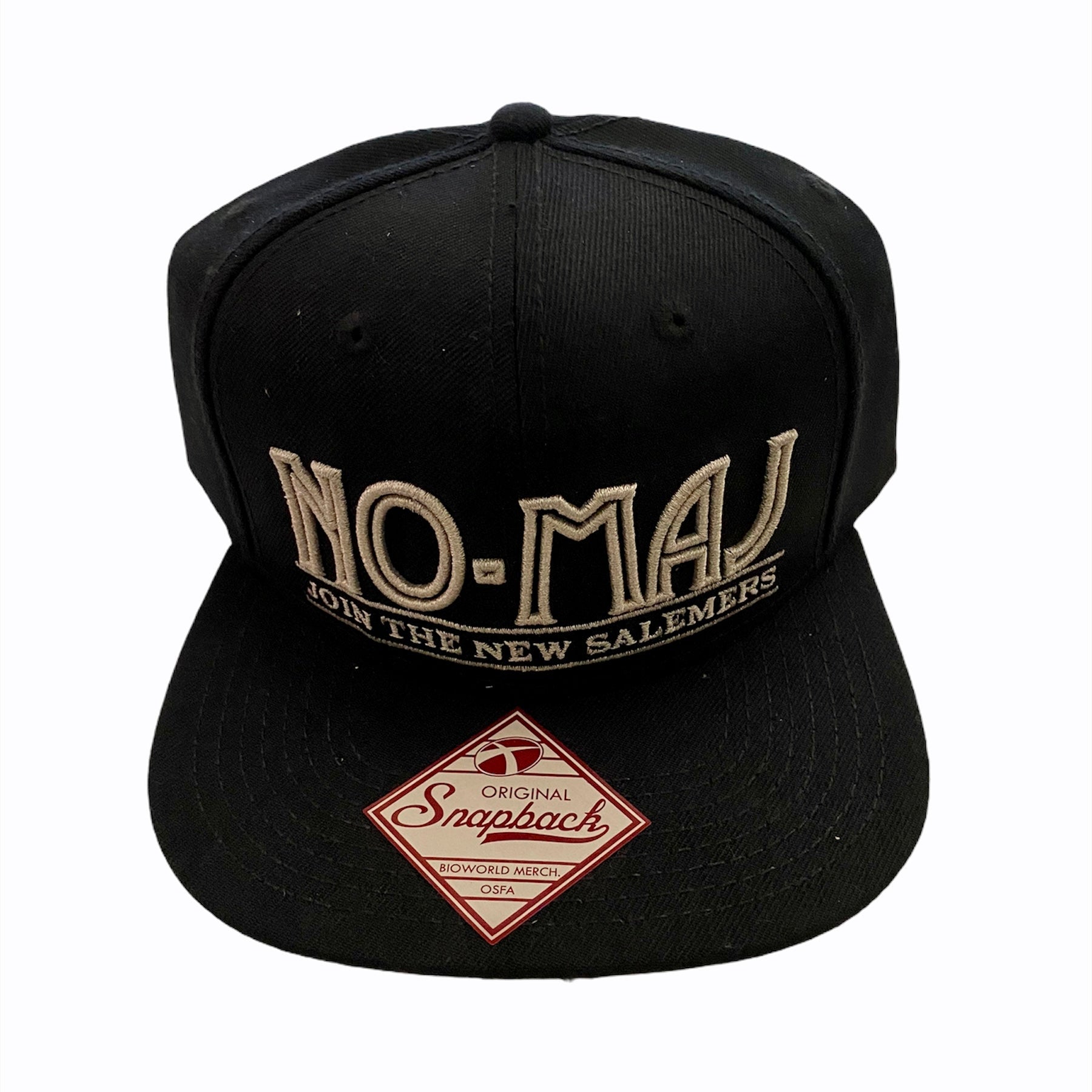 Fan No Mag flat bill embroidered adjustable snapback hat