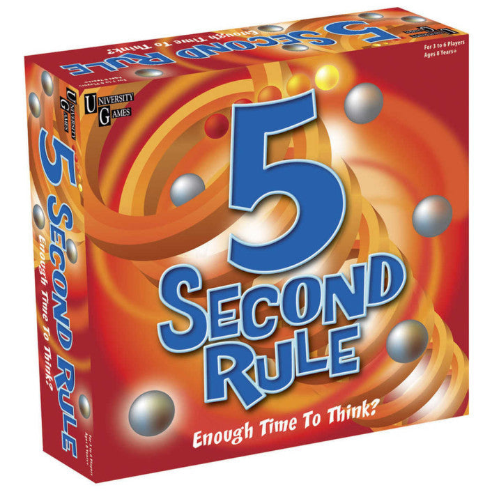   5 Second Rule board game with twisted timer and cards