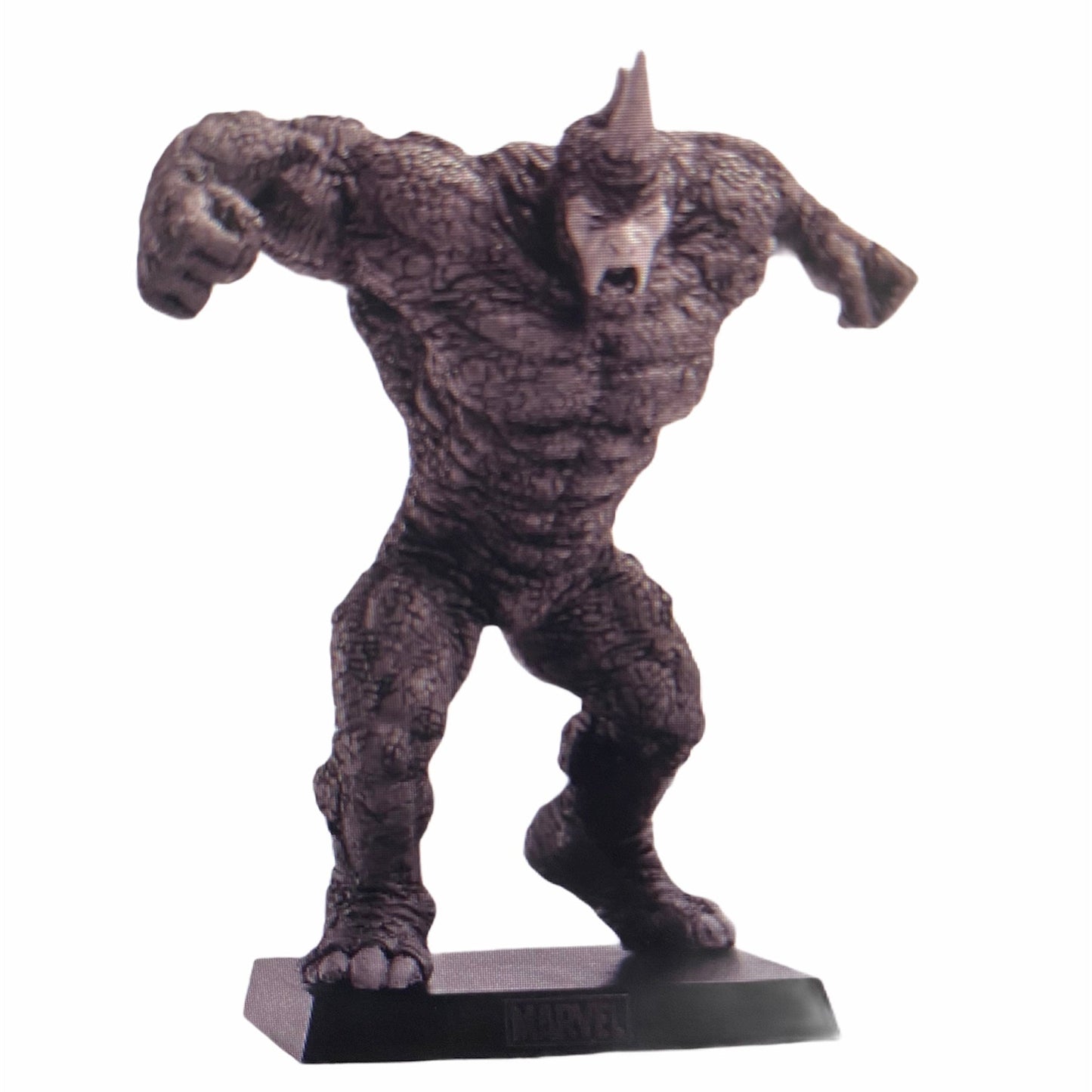 Marvel collectible Rhino figurine with magazine 5 inch
