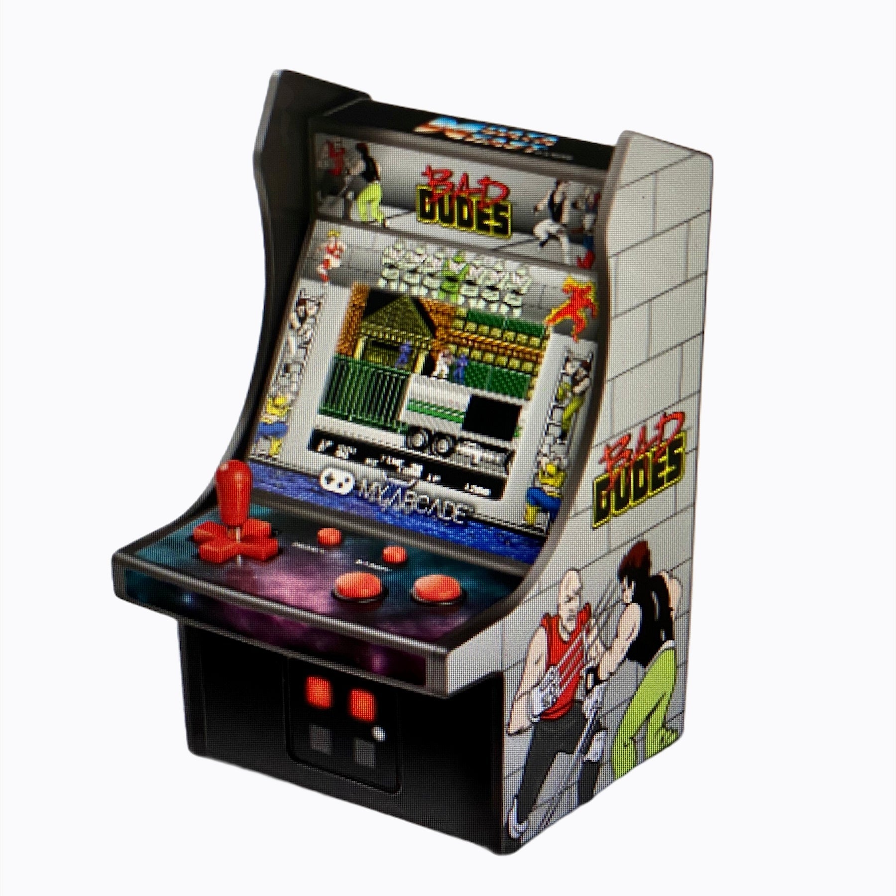 My Arcade Bad Dudes retro mini arcade game cabinet