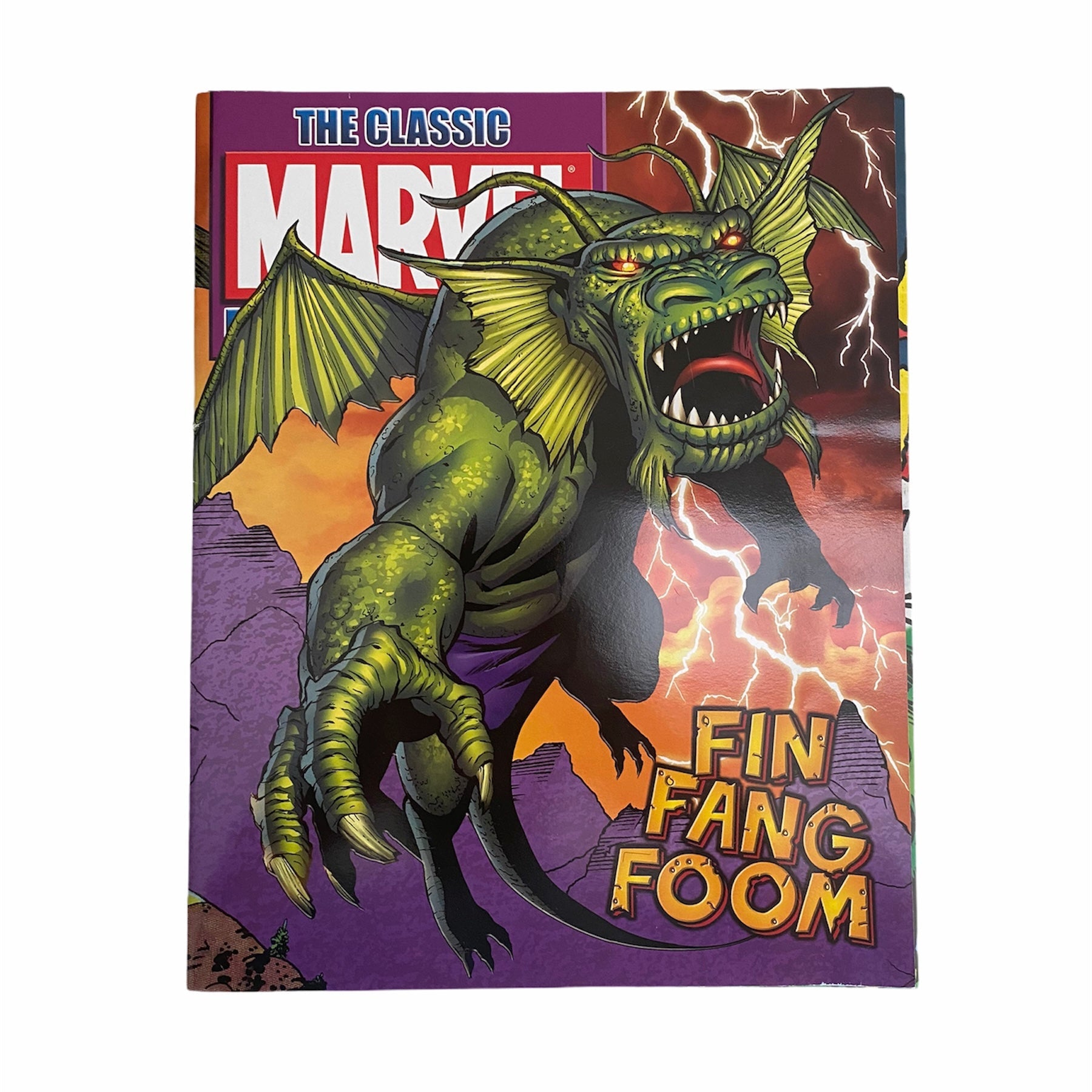 Fing Fang Foom Marvel figurine with collector magazine