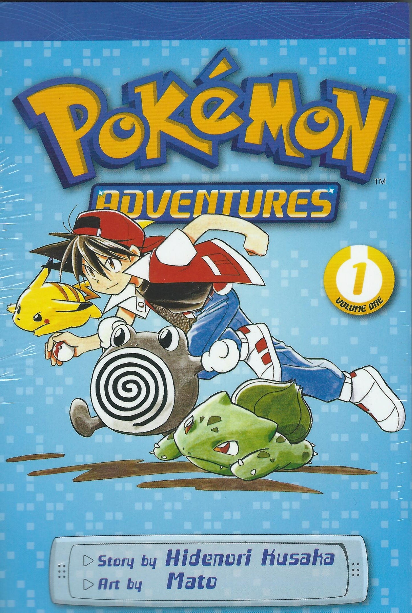 Pokemon Adventures Vol 1 manga cover with Pikachu
