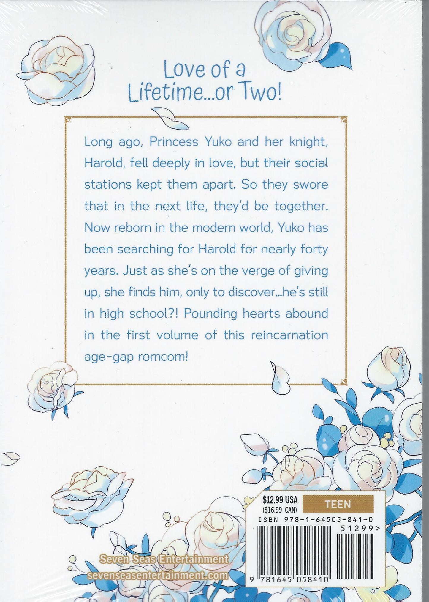 Romance manga reincarnation Shoujo manga volume one