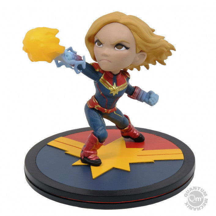 Captain Marvel figure Q-FIG blasting pose collectible