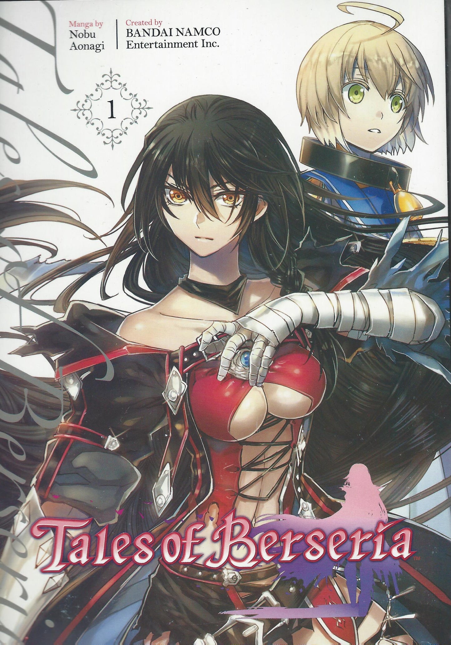 Tales of Berseria fantasy manga cover with dark theme