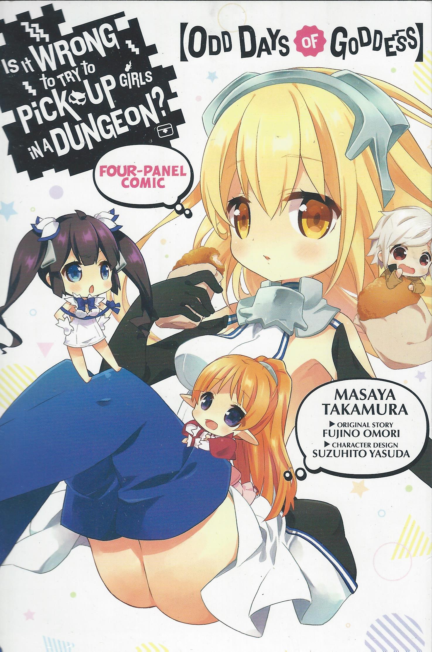 DanMachi comic cover Odd Days of Goddess manga